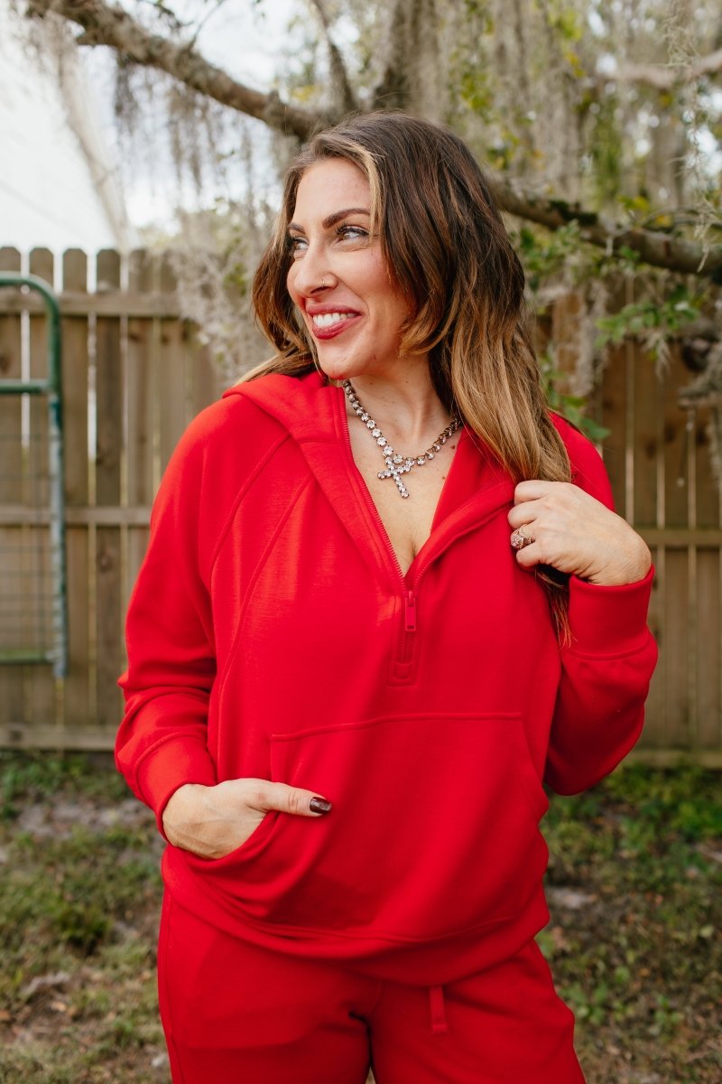 Cherry Chill Hoodie - Reg & Curvy - Macoma Boutique130 Sweaters