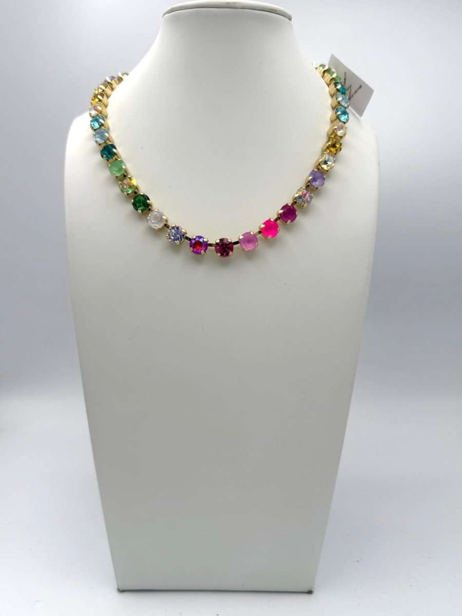 Cherry On Top Necklace In Multi - 16 Inch - Macoma Boutique315 Jewelry