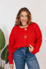 Cherry Pop Chunky Cardigan - Macoma Boutique220 Cardigans/Kimonos
