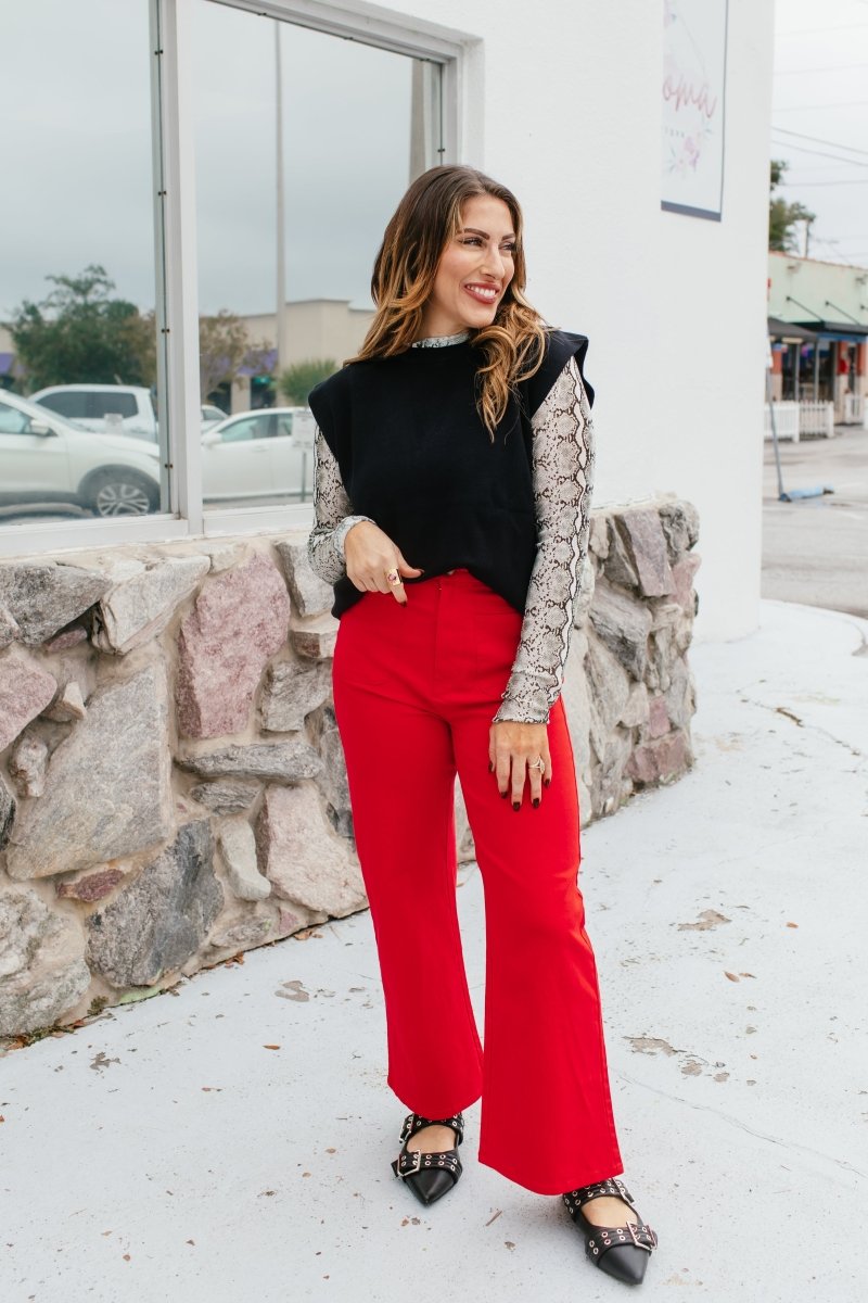 Chic Black Muscle Tank - Macoma Boutique100 Short Sleeve