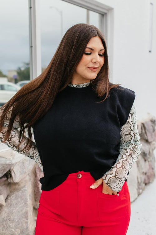 Chic Black Muscle Tank - Macoma Boutique100 Short Sleeve