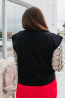 Chic Black Muscle Tank - Macoma Boutique100 Short Sleeve