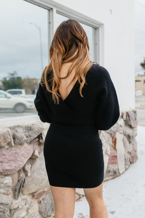 Chic & Cinched Sweater Dress - Macoma Boutique250 Dresses