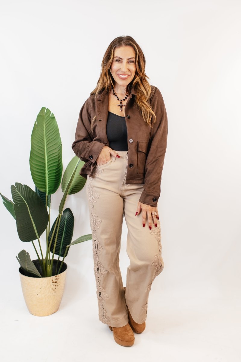 Chic in Chestnut Jacket - Macoma Boutique240 Jackets/Blazers