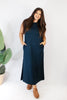 Chic & Simple Dress In Navy - Macoma Boutique250 Dresses