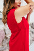 Chic & Simple Dress In Red - Macoma Boutique250 Dresses