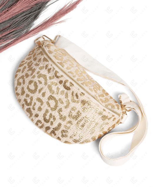 Chic Spot Belt Bag In Beige - Macoma Boutique310 Accessories/Jewelry