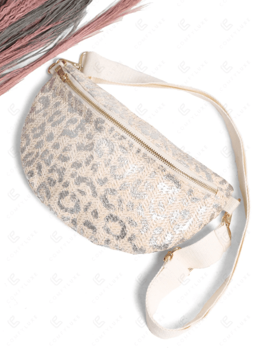 Chic Spot Belt Bag In Silver - Macoma Boutique310 Accessories/Jewelry
