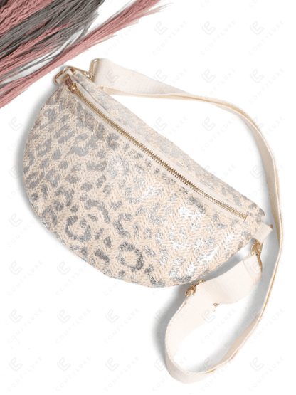Chic Spot Belt Bag In Silver - Macoma Boutique310 Accessories/Jewelry