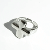 Chunky Cross Ring In Silver - Macoma Boutique310 Accessories/Jewelry