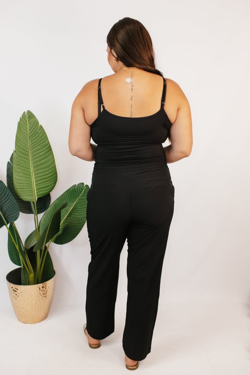 City Chic Tapered Black Trousers - Macoma Boutique210 Other Bottoms