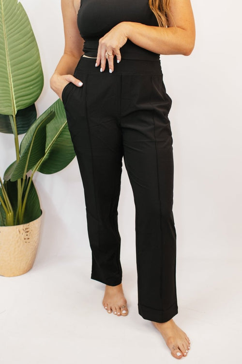 City Chic Tapered Black Trousers - Macoma Boutique210 Other Bottoms