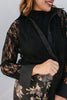 Classic Kathryn Button Up Top In Black Lace - Reg & Curvy - Macoma Boutique120 Long Sleeve