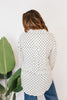 Classic Kathryn Button Up Top in Black Polka Dots - Reg & Curvy - Macoma Boutique120 Long Sleeve