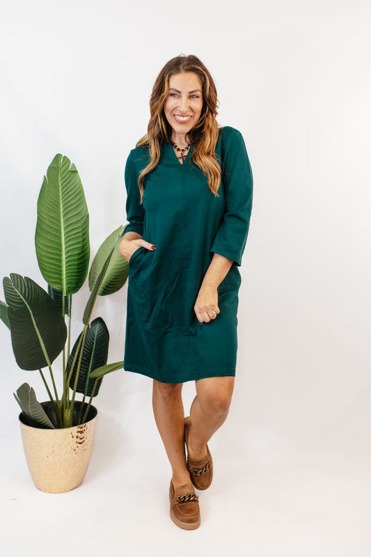 Classic Shift Dress - Reg & Curvy - Macoma Boutique250 Dresses