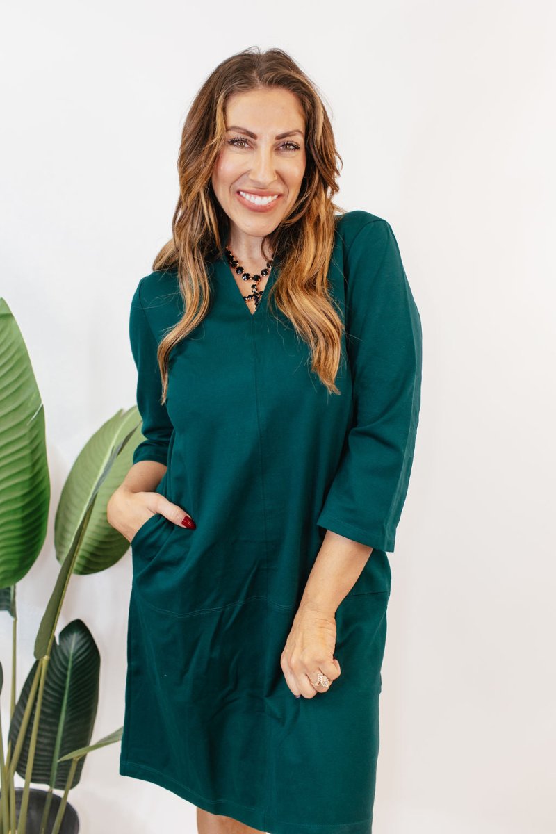 Classic Shift Dress - Reg & Curvy - Macoma Boutique250 Dresses