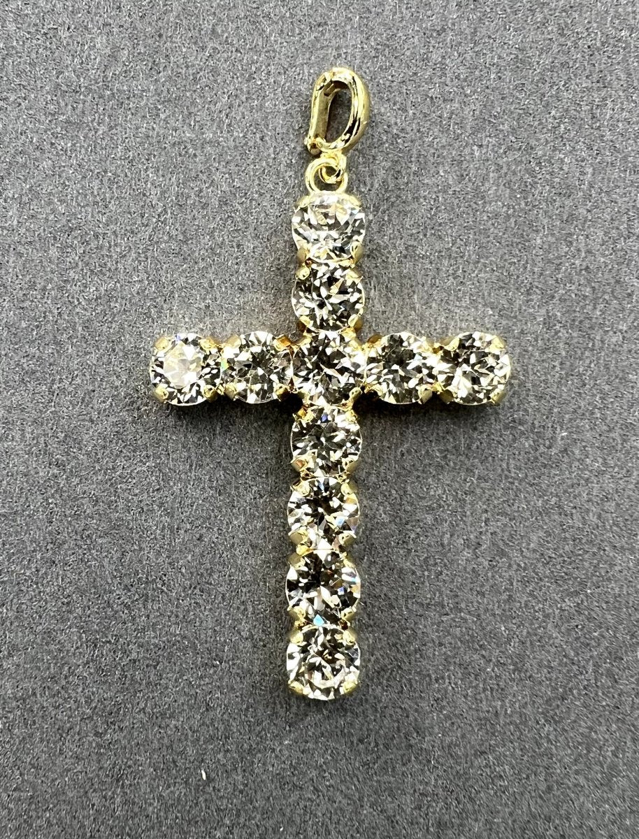 Clear Cross Pendant - Macoma Boutique310 Accessories/Jewelry
