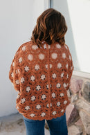 Close Knit Cardigan In Brick - Macoma Boutique220 Cardigans/Kimonos