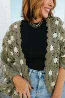 Close Knit Cardigan In Olive - Macoma Boutique220 Cardigans/Kimonos