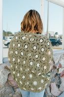 Close Knit Cardigan In Olive - Macoma Boutique220 Cardigans/Kimonos