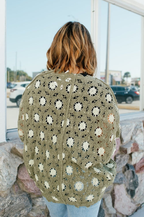 Close Knit Cardigan In Olive - Macoma Boutique220 Cardigans/Kimonos