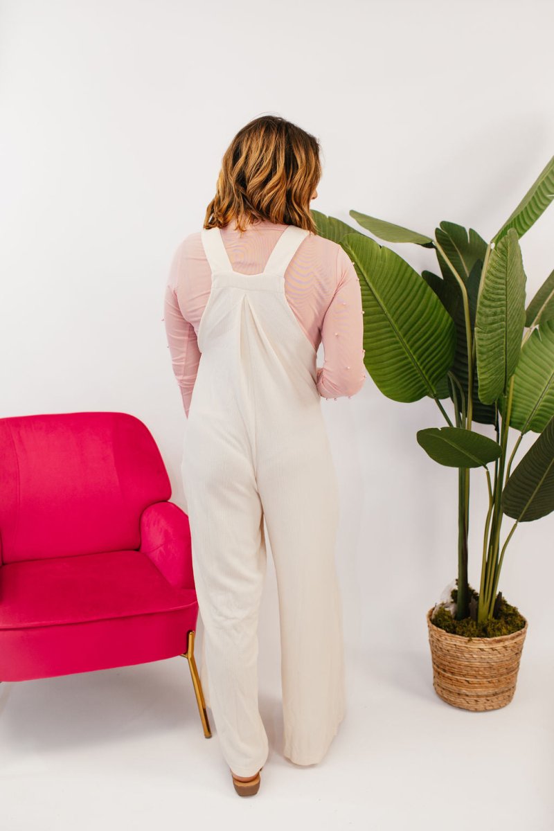 Coconut Cream Jumpsuit - Macoma Boutique260 Jumpsuits/Rompers/Overalls