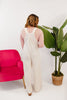 Coconut Cream Jumpsuit - Macoma Boutique260 Jumpsuits/Rompers/Overalls