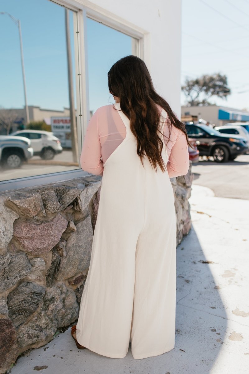 Coconut Cream Jumpsuit - Macoma Boutique260 Jumpsuits/Rompers/Overalls