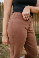 Coffee Break Barrel Jeans - Macoma Boutique170 Denim