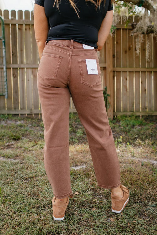 Coffee Break Barrel Jeans - Macoma Boutique170 Denim