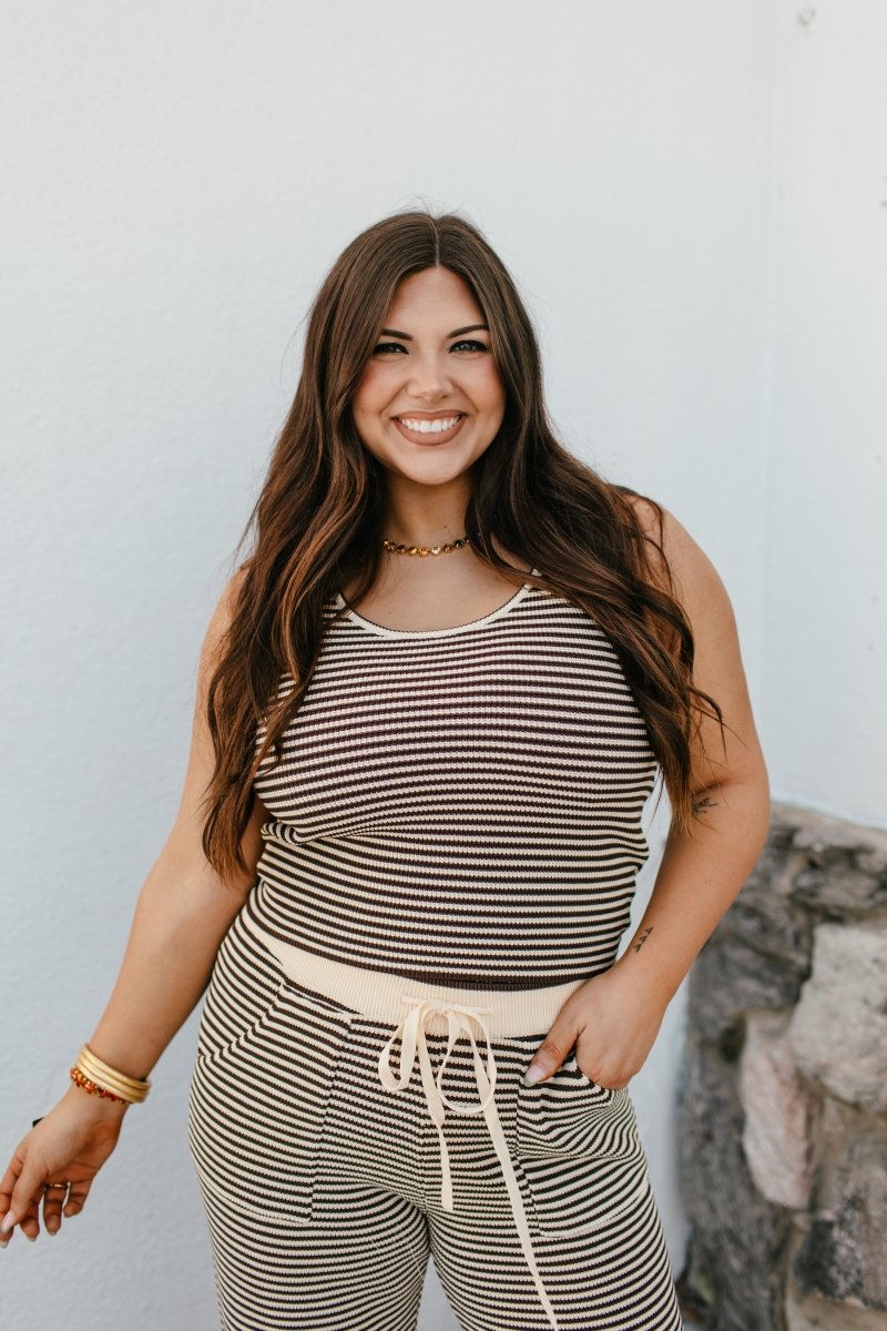 Coffee Run Lounge Set - Reg & Curvy - Macoma Boutique290 Loungewear/Sets