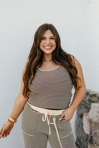 Coffee Run Lounge Set - Reg & Curvy - Macoma Boutique290 Loungewear/Sets