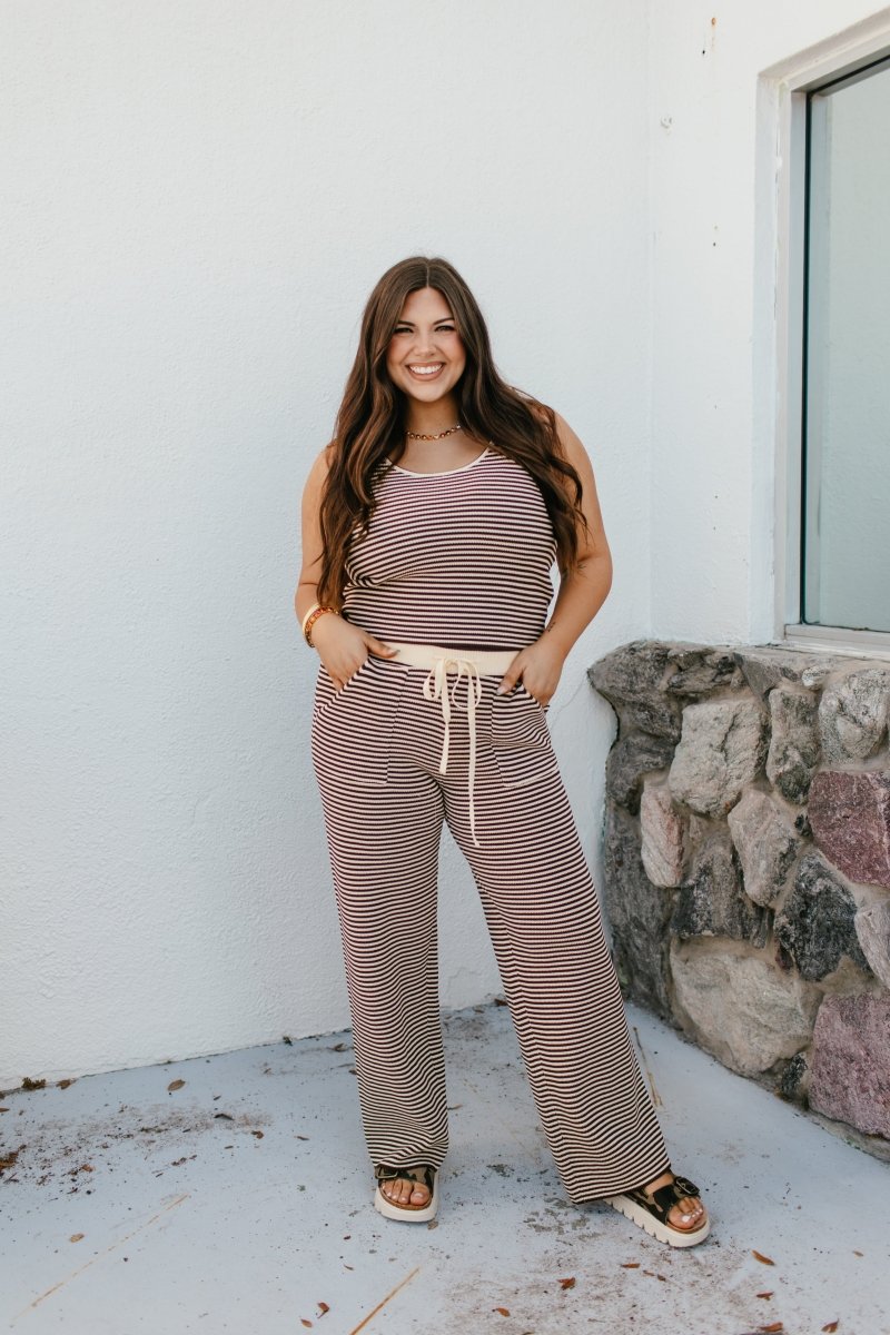 Coffee Run Lounge Set - Reg & Curvy - Macoma Boutique290 Loungewear/Sets