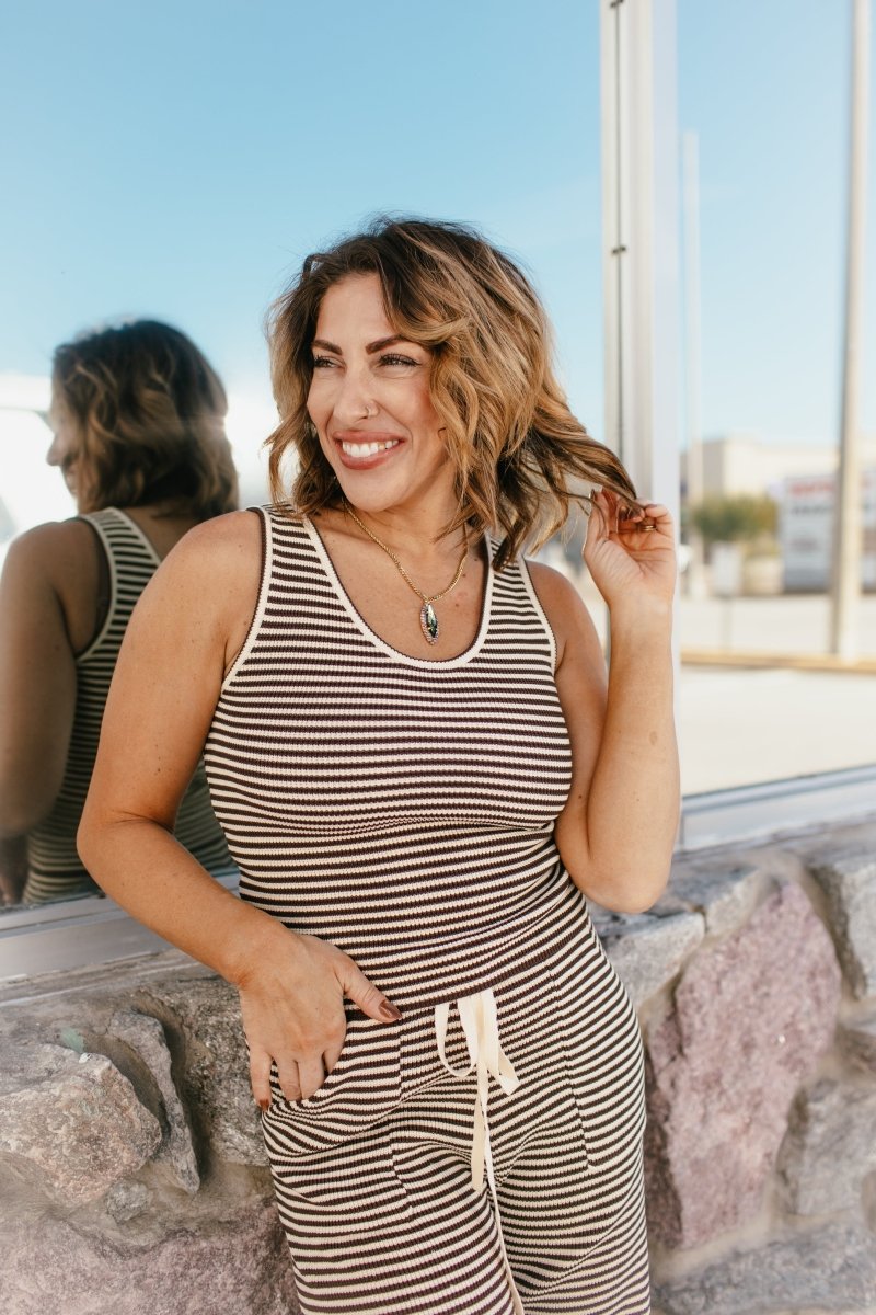 Coffee Run Lounge Set - Reg & Curvy - Macoma Boutique290 Loungewear/Sets