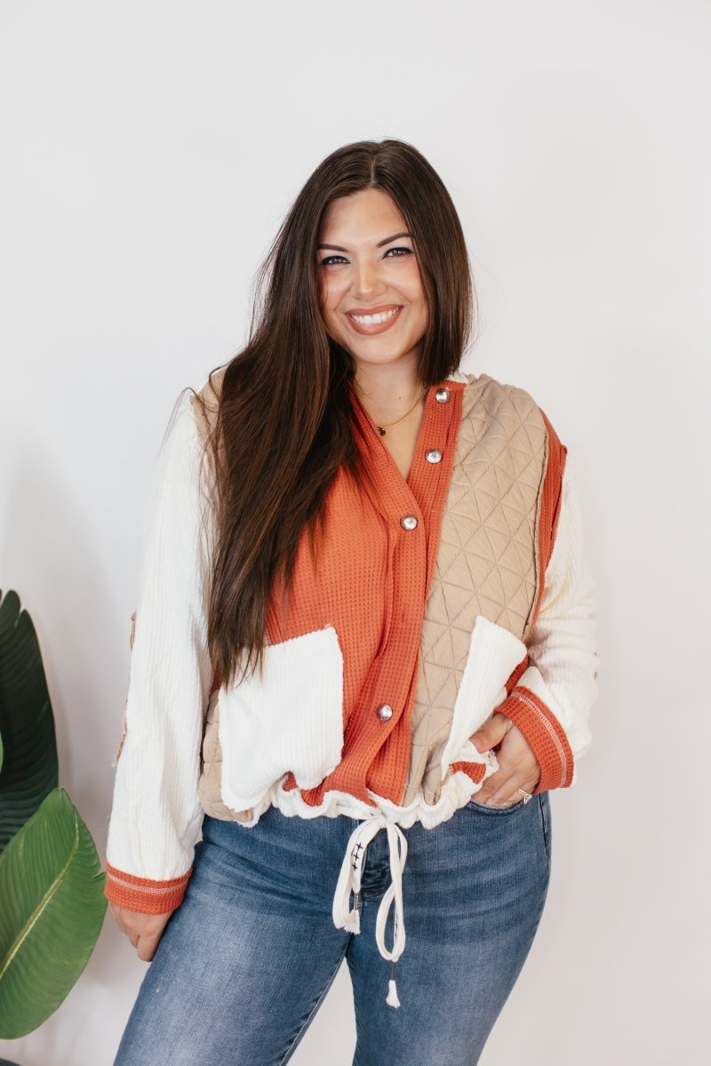 Colorblock Comfort Jacket - Macoma Boutique240 Jackets/Blazers