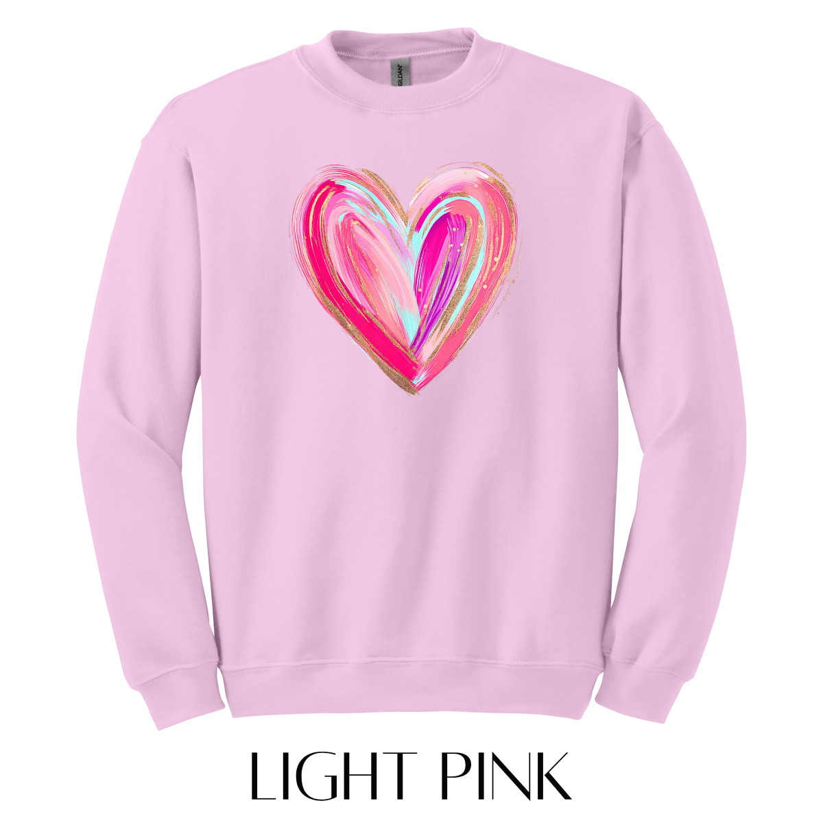 Colorful Heart Graphic Pullover - FINAL SALE - Macoma Boutique555 Presales