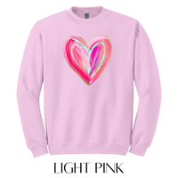 Colorful Heart Graphic Pullover - FINAL SALE