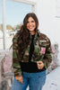 Combat Spark Camo Jacket In Floral - Macoma Boutique240 Jackets/Blazers