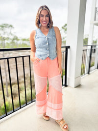 Come Along with Me Pants in Coral Orange - FINAL SALE