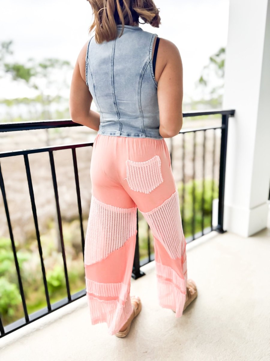 Come Along with Me Pants in Coral Orange - FINAL SALE