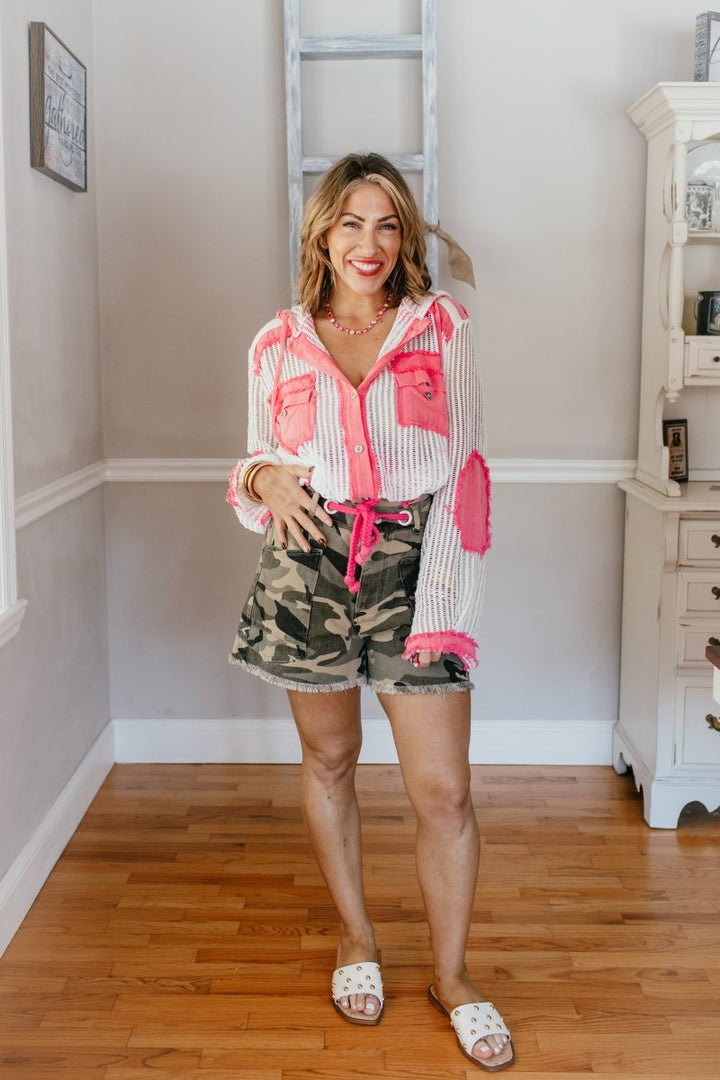 Cool Girl Cargo Shorts - Macoma Boutique170 Denim