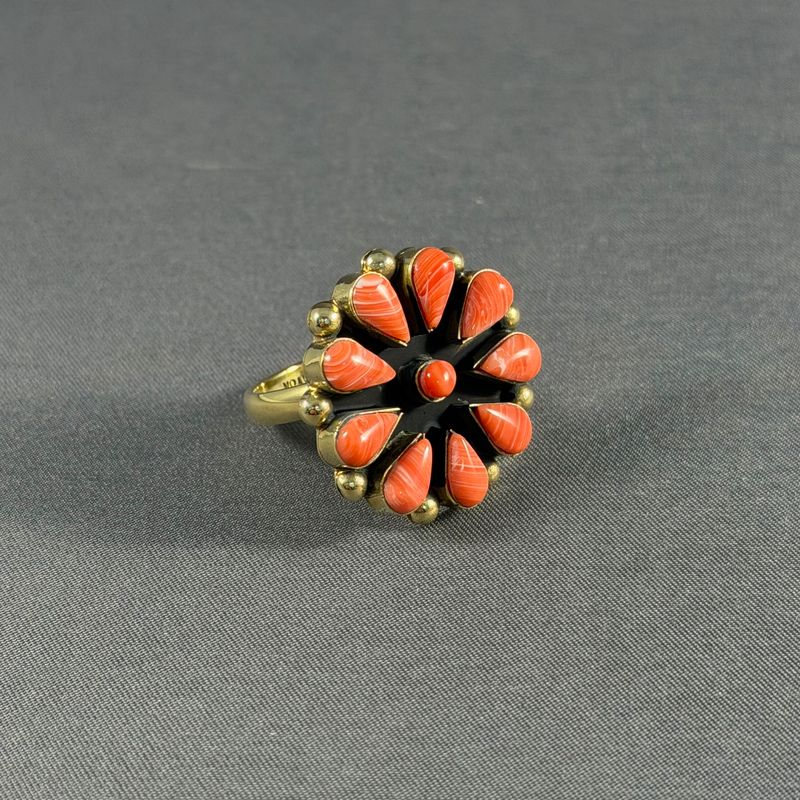 Coral Bloom Adjustable Ring - Macoma Boutique315 Jewelry