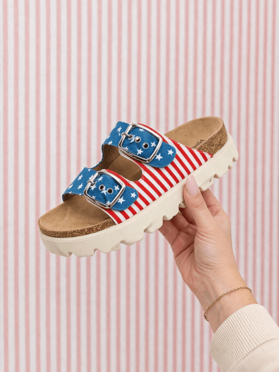 Corky's Americana Rumor Has It Sandals - Macoma Boutique304 Sandals