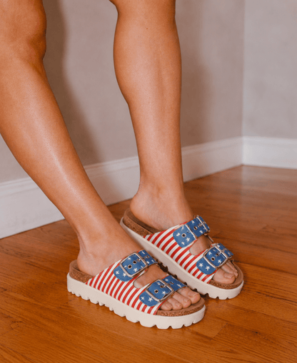 Corky's Americana Rumor Has It Sandals - Macoma Boutique304 Sandals
