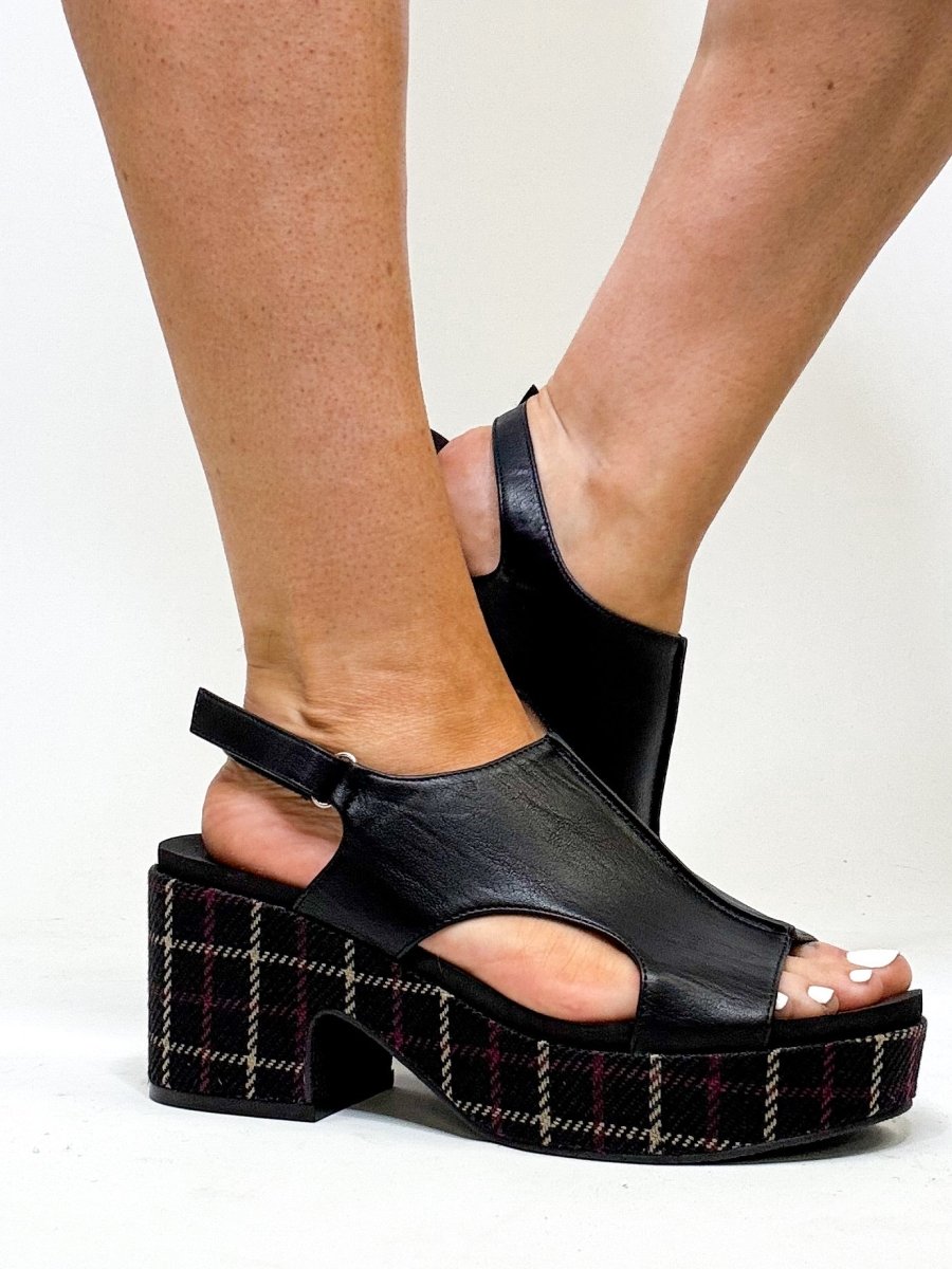 Corky's Black 2 Miss Carley Shoes - Macoma Boutique302 Wedges & Heels