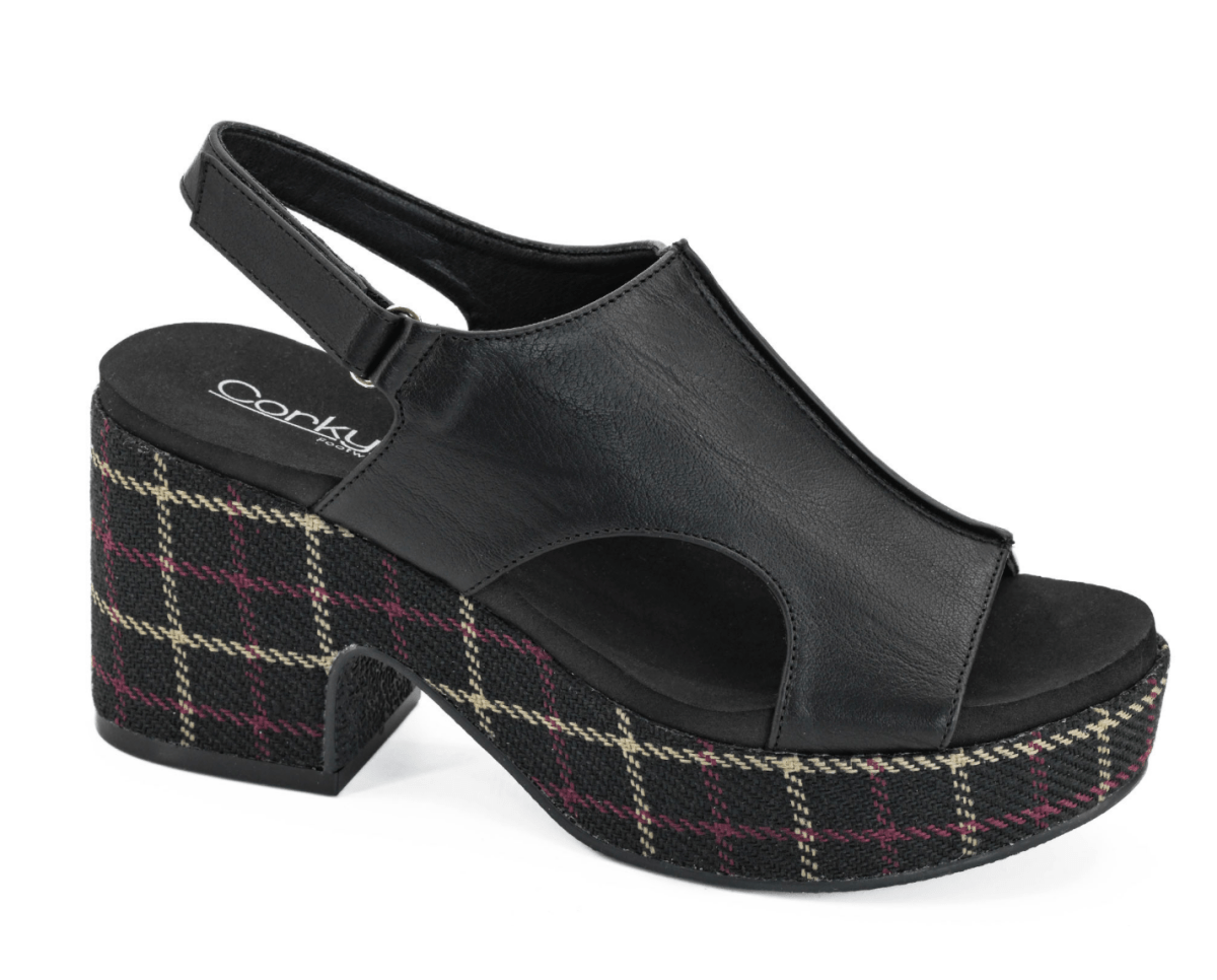Corky's Black 2 Miss Carley Shoes - Macoma Boutique302 Wedges & Heels
