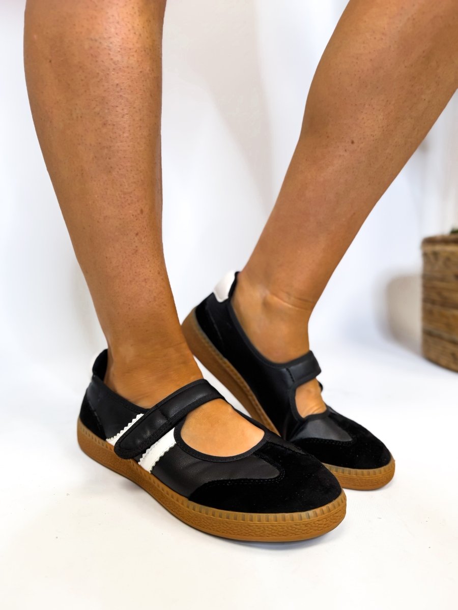 Corky's Black Calm Down Sneakers - Macoma Boutique301 Sneakers