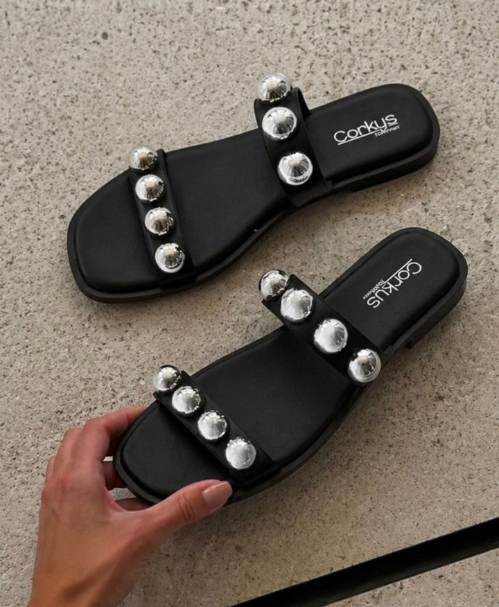 Corky's Black Catch A Buzz Sandals - Macoma Boutique304 Sandals