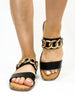 Corky's Black Catch Flights Not Feelings Sandals FINAL SALE - Macoma Boutique304 Sandals