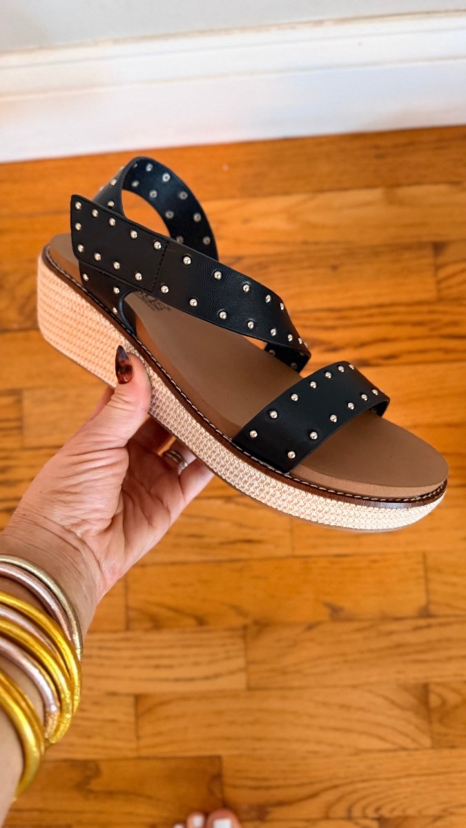 Corky's Black Chit Chat Sandals - Macoma Boutique304 Sandals